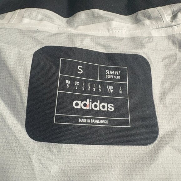 NWT Adidas TERREX Xperior Hybrid RAIN.RDY Rain Jacket S small silver green black - Picture 7 of 12
